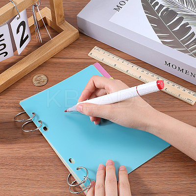 Paper Discbound Notebook Index Divider Sheets AJEW-WH20011-03A-1
