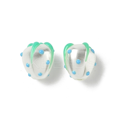 Baking Paint Baking Paint Glass Beads LAMP-Z014-02H-1