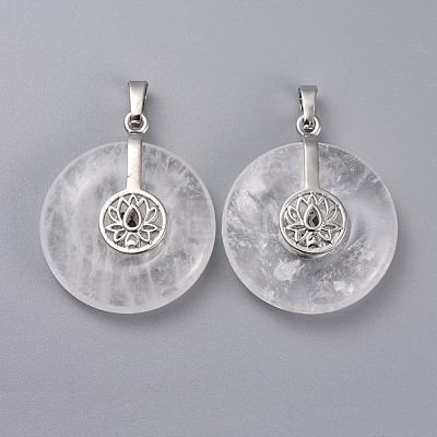 Natural & Synthetic Mixed Stone Pendants G-F640-B-1
