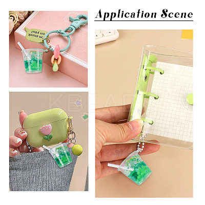 Transparent Resin Big Pendants LS-RESI-TAC0019-04A-1