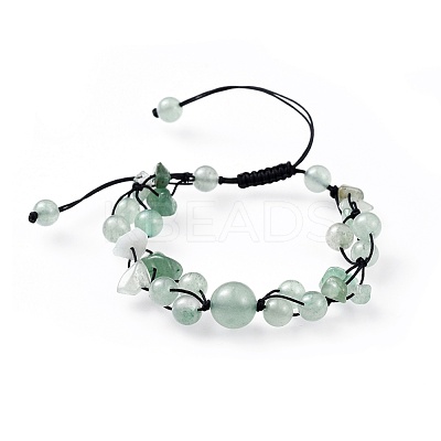 Adjustable Nylon Cord Braided Bead Bracelets BJEW-JB04602-02-1
