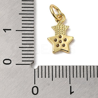 Rack Plating Brass Pendants KK-M271-05G-1