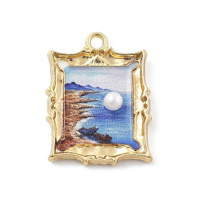 Alloy Enamel Pendants FIND-G089-02G-03-1