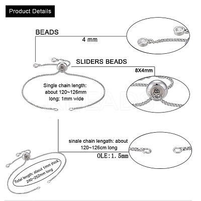 Rack Plating Eco-Friendly Brass Chain Bracelet Making KK-CJ0001-27-1