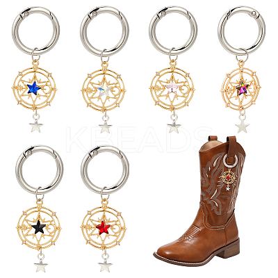 Alloy Rhinestone Shoe Charms PALLOY-AB00015-1