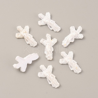 Virgin Mary Resin Cabochons LS-MRMJ-WH0075-63D-1
