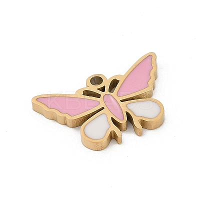 304 Stainless Steel Enamel Charms STAS-I325-052G-1