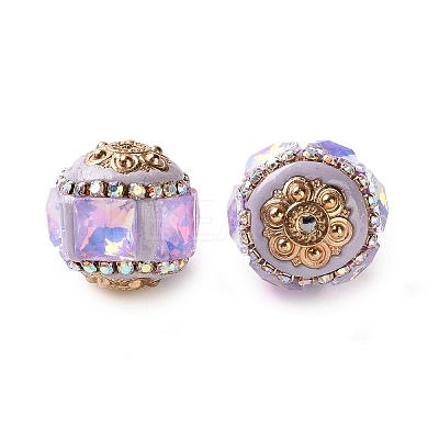 Handmade Polymer Clay Indonesia Beads IPDL-H001-21KCG-01-1