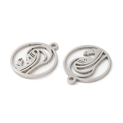 Non-Tarnish 201 Stainless Steel Pendants STAS-A084-01P-1