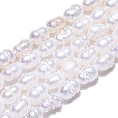 Natural Cultured Freshwater Pearl Beads Strands PEAR-N012-03J-1