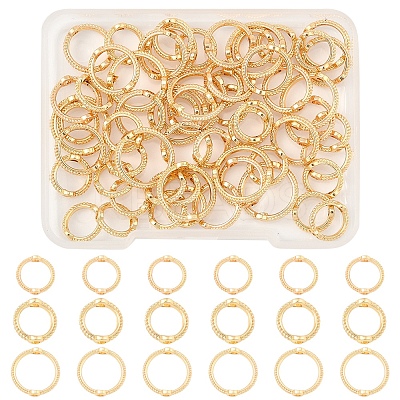 60Pcs 3 Styles Rack Plating Alloy Bead Frames FIND-FS0003-45-1