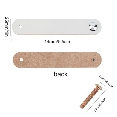 PU Leather Door Handles FIND-WH0052-53A-1
