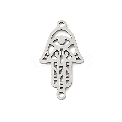 201 Stainless Steel Religion Laser Cut Connector Charms STAS-F316-37P-1
