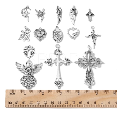 14 Style Tibetan Style Alloy Pendants FIND-FS0001-42-1