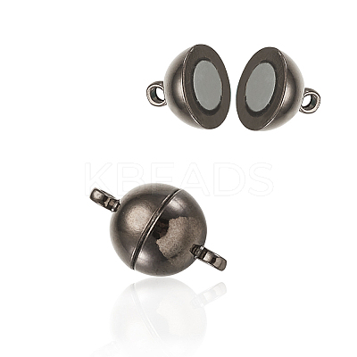 Brass Magnetic Clasps KK-TA0007-34B-1