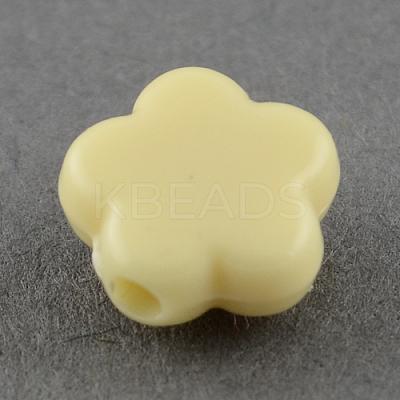 Opaque Acrylic Beads SACR-R796-02-1