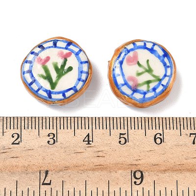 Handmade Porcelain Beads PORC-C008-04B-1