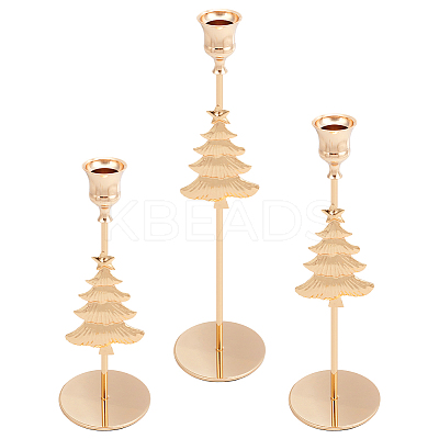 3 Bags 3 Styles Iron & Aluminum Candle Holder AJEW-OC0014-68-1
