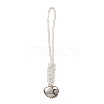 3Pcs 3 Colors Iron Bell Pendant Decoration HJEW-JM02421-1