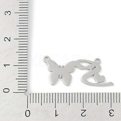 Non-Tarnish 304 Stainless Steel Pendants STAS-L279-002P-S-1