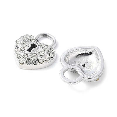Alloy Crystal Rhinestone Pendants PALLOY-E775-17P-1
