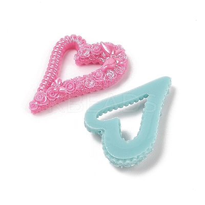 Opaque Resin Hollow Decoden Cabochons RESI-Q230-01-1