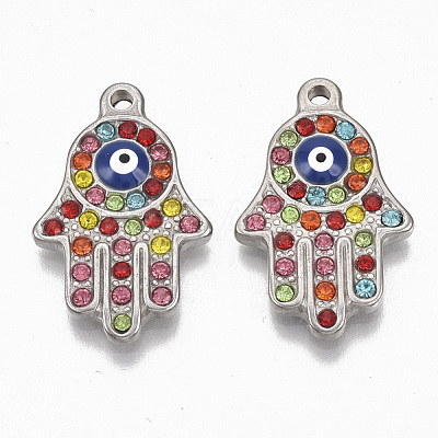 304 Stainless Steel Pendants STAS-T050-016P-1