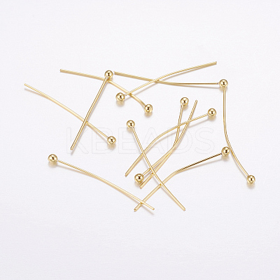 Brass Ball Head Pins X-KK-F714-07G-B-1