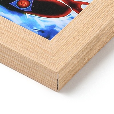 Yoga Gemstone Chakra Picture Frame Stand DJEW-F021-05C-1