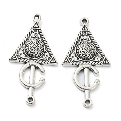 Tibetan Style Alloy Pendant TIBE-H142-20AS-02-1