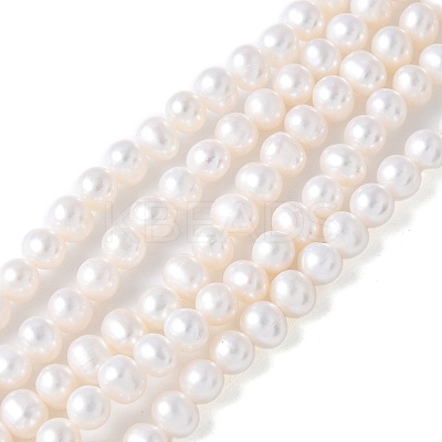 Natural Cultured Freshwater Pearl Beads Strands LS-PEAR-I007-07O-05A-1