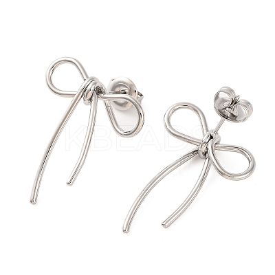 Non-Tarnish 304 Stainless Steel Stud Earrings LS-EJEW-G395-16P-1
