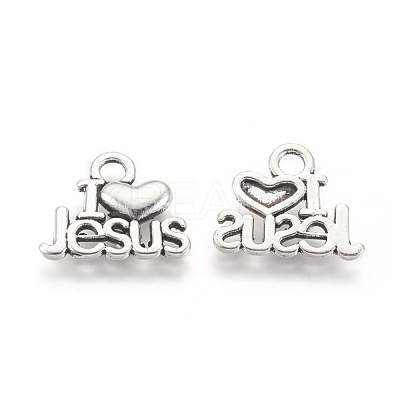 Tibetan Style Alloy Pendants PALLOY-2390-AS-LF-1