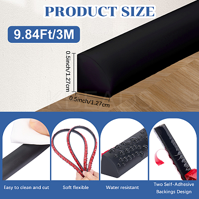 TPE Collapsible Shower Threshold Water Dam AJEW-WH20070-004C-02-1