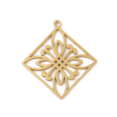 304 Stainless Steel Pendants LS-STAS-G355-09G-1