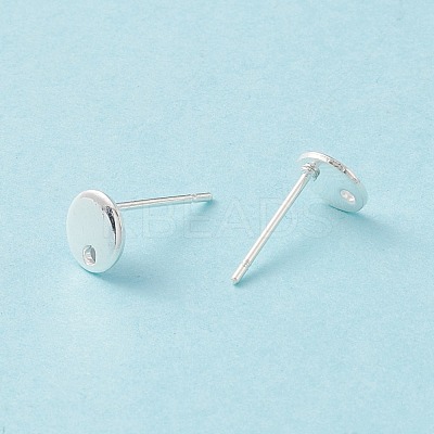 201 Stainless Steel Stud Earring Findings STAS-P308-09A-S-1