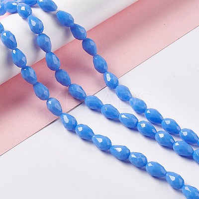 Faceted Glass Beads Strands LS-GLAA-E037-01D-1