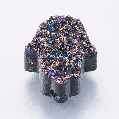 Imitation Gemstone Resin Beads RESI-P010-A-1