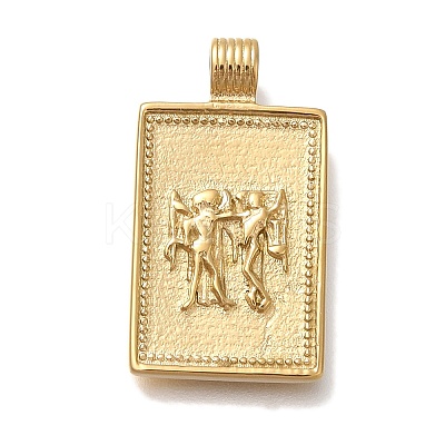 PVD Vacuum Plating 304 Stainless Steel Pendants STAS-S148-31C-G-1