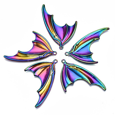 Plated Rainbow Color Alloy Big Pendants PALLOY-S180-016-RS-1