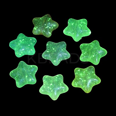 Luminous Transparent Acrylic Beads LACR-U001-07-1