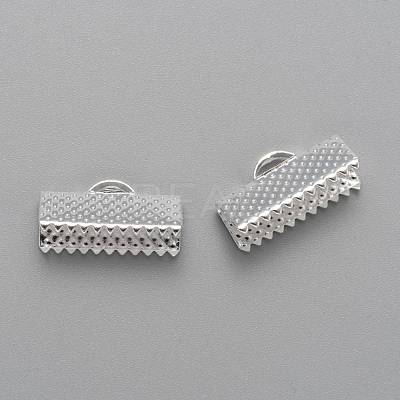 Iron Ribbon Crimp Ends E183-S-1