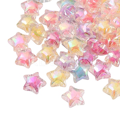 Plating Acrylic Beads PACR-CJ0001-06-1