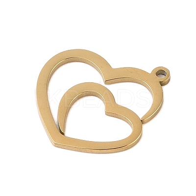 304 Stainless Steel Pendants STAS-S139-05G-1