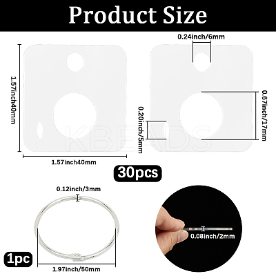 3 Bags Acrylic Thread Winding Boards AJEW-GF0011-67C-1