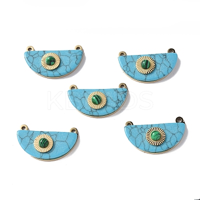 PVD Vacuum Plating 201 Stainless Steel Pendants STAS-C064-VC855-1