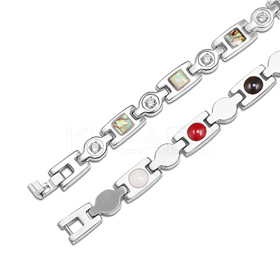 Stainless Steel Panther Chain Watch Band Bracelets JB661A-1