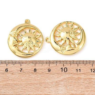 304 Stainless Steel Pendants STAS-F304-01G-02-1