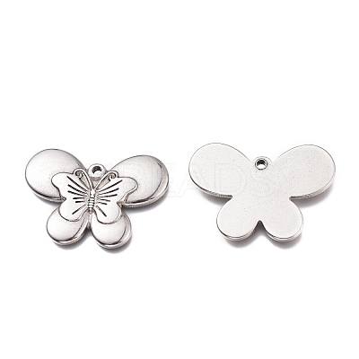 Non-Tarnish 304 Stainless Steel Pendants STAS-Z008-14-1