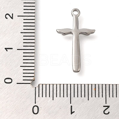 Anti-Tarnish 304 Stainless Steel Pendants STAS-P369-01P-1